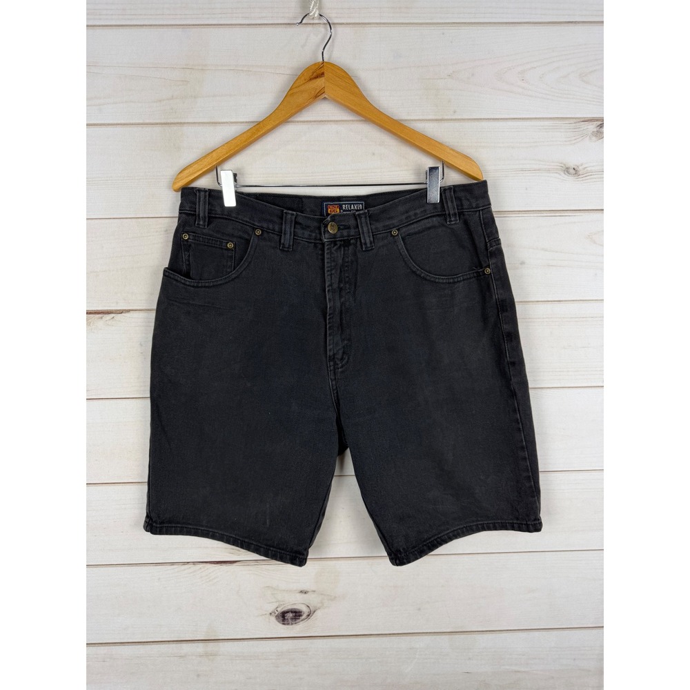 Vintage Route 66 Shorts Mens 36 Relaxed Fit Denim Faded Skater 90s Jorts